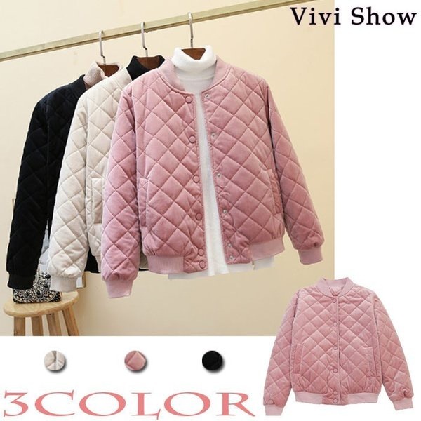 キルティングジャケット 中綿ジャケット レディース アウター ジャケット ノーカラー 無地 防寒 Noussommesfans Com