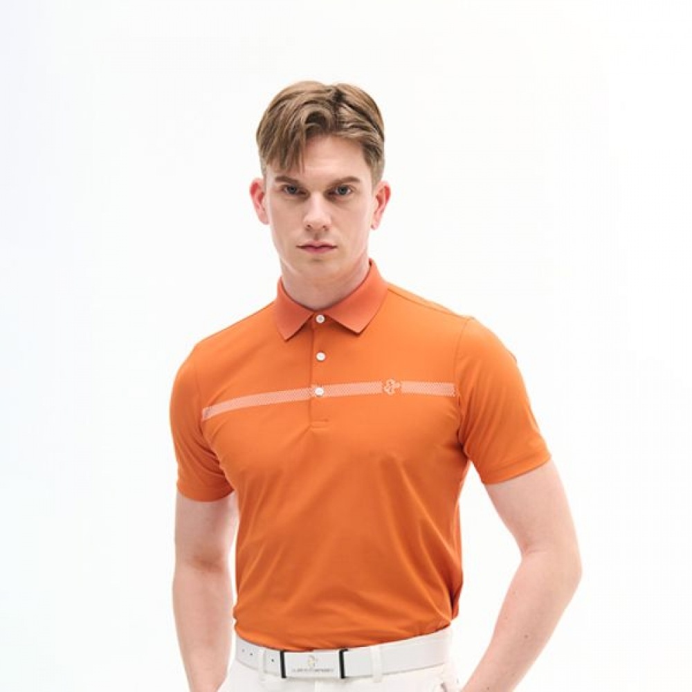 [ルイカステル] メンズボーダードットプリントYOKO Tシャツ