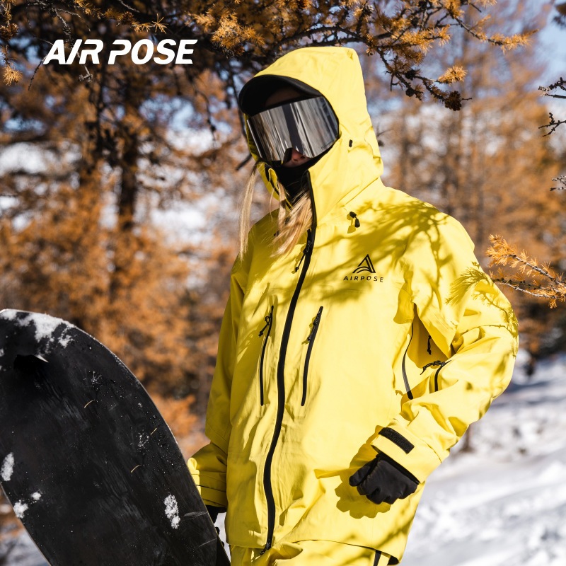 エアポーズ スキースーツ スノーボード レディース メンズ スーツ 2025年新作 防水防寒プロフェッショナルウォームジャケット