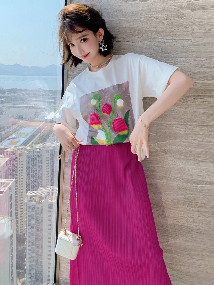 レディース トップス シャツ プルオーバー 部屋着 半袖 パフスリーブ ラウンドネック ストレート 大人可愛い シンプル カジュアル おしゃれ ラフ スポーティー ルーズ クール アクティブ