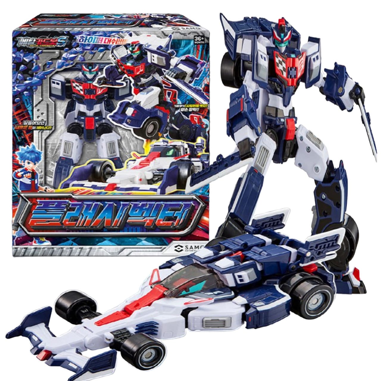 メタルカードボットS フラッシュベクター 変形ロボットカー アクションフィギュア 韓国アニメ 4歳以上子供おもちゃ 男の子おもちゃ【正規品】