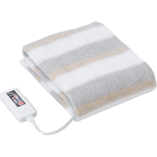 [山善] 電気毛布 敷き 電気敷毛布 140*80cm シングル 洗える タイマー付き 省エネ 抗菌