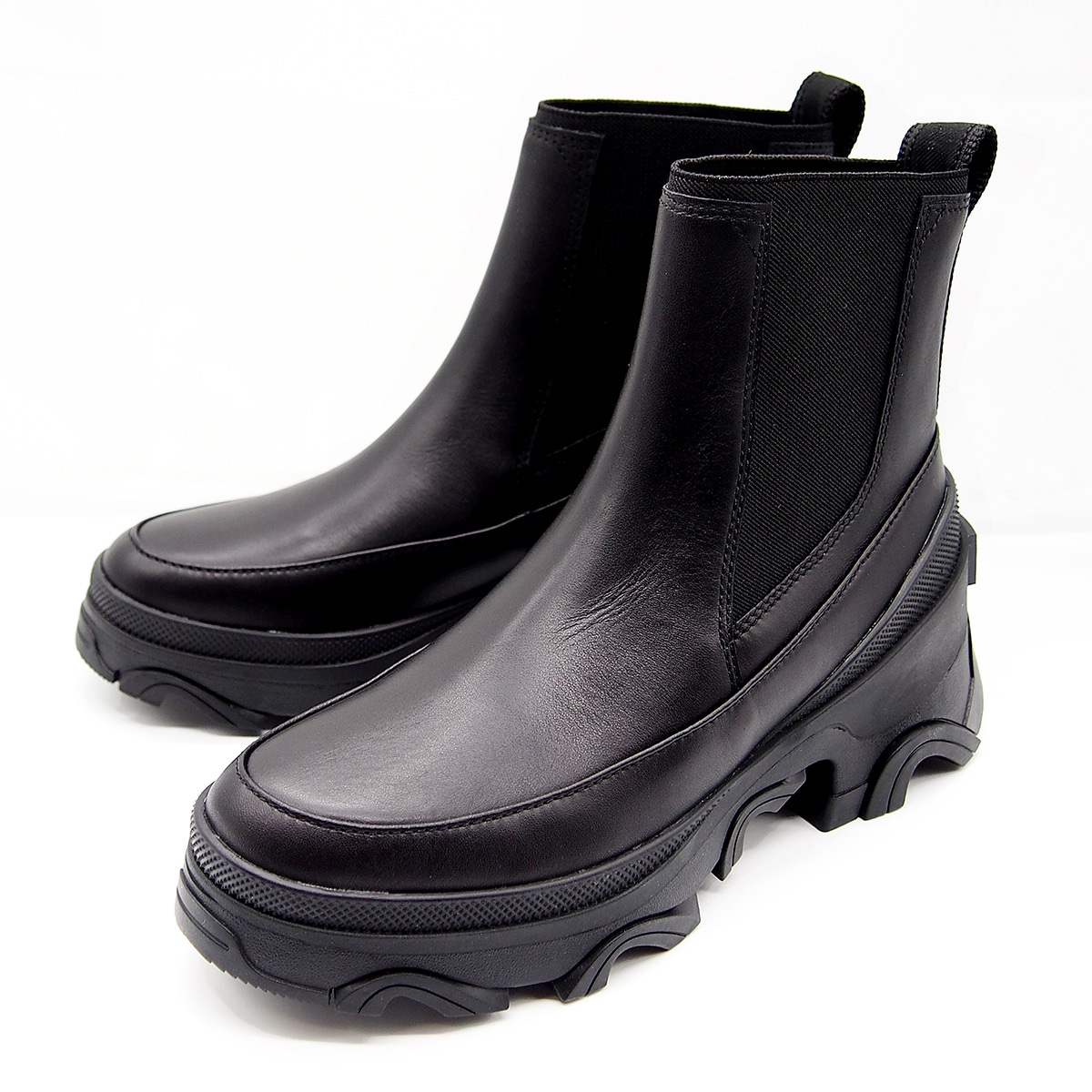 2022最新作】 CHELSEA BOOT BREX WP サイドゴア 厚底シューズ レディース BLACK/BLACK ショート・ミドルブーツ  SIZE:23.5cm(US6.5) - flaviogimenis.com.br