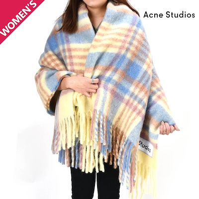 美品 acne studios 大判ストール ブランケット