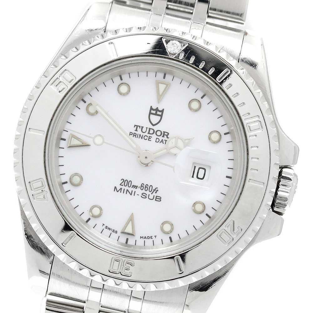 チュードル TUDOR 73190 プリンス デイト ミニサブ アフターダイヤ 自動巻き ボーイズ _961819【中古】