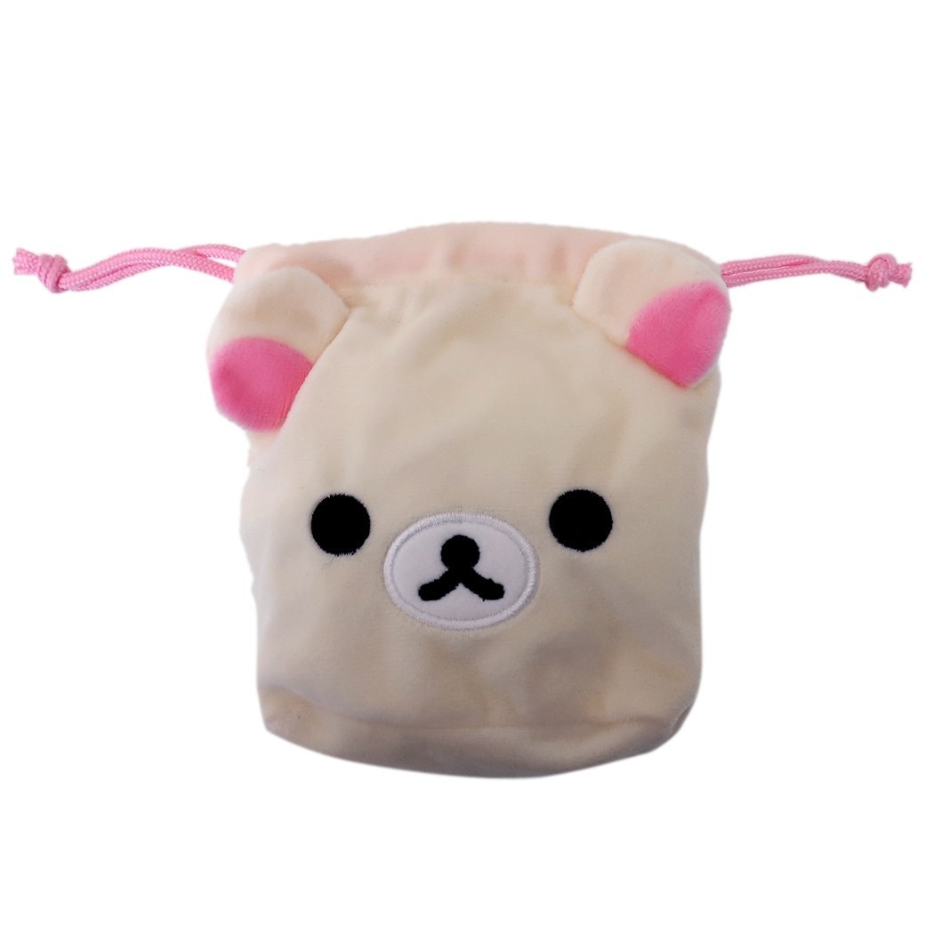 Qoo10] リラックマ ぬいぐるみ 巾着型 ネックポ : キッズ