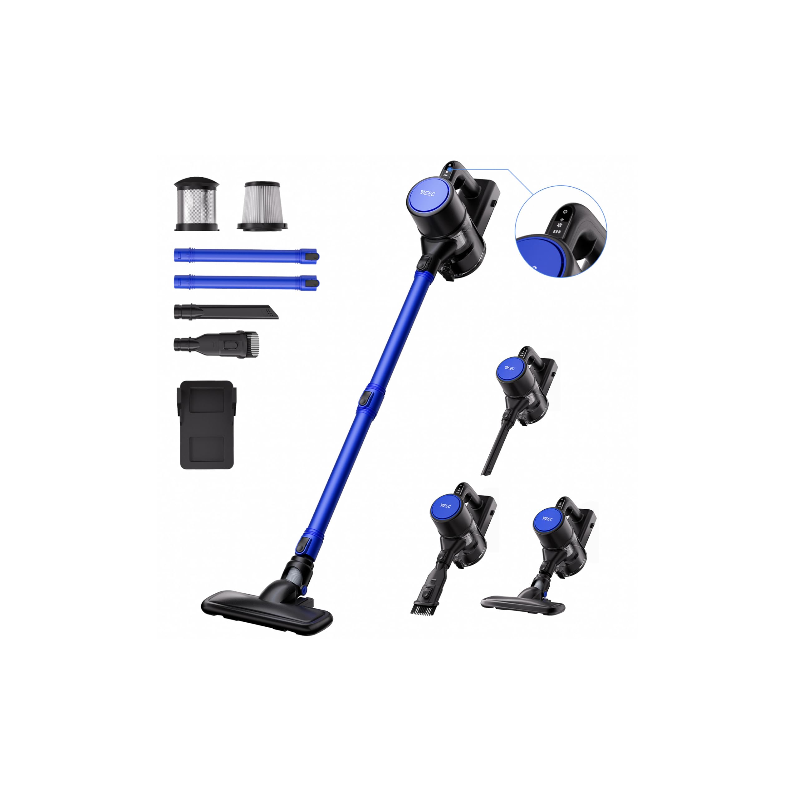 掃除機 コードレス【2026革新版！衝撃の45000pa超強力吸引&革命的な軽さ】コードレス掃除機 45000pa超強力吸引 サイクロン 50分連続稼働 2段階の吸引力 スティッククリーナー ハンディ