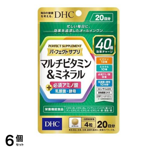 パーフェクトサプリ マルチビタミン&ミネラル 20日分 80粒入 6個セット