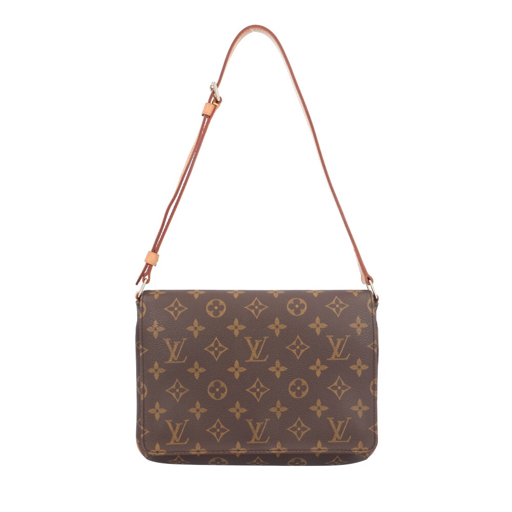 ルイヴィトン ミュゼットタンゴ ショート モノグラム ショルダーバッグ モノグラムキャンバス M51257 ブラウン LOUIS VUITTON 中古
