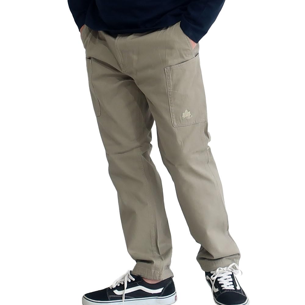 メンズ パンツ ブランド ガーデンパンツ LOGOS Park ロゴスパーク M L LL カーゴパンツ チノパン 太め ゆったり 10001656