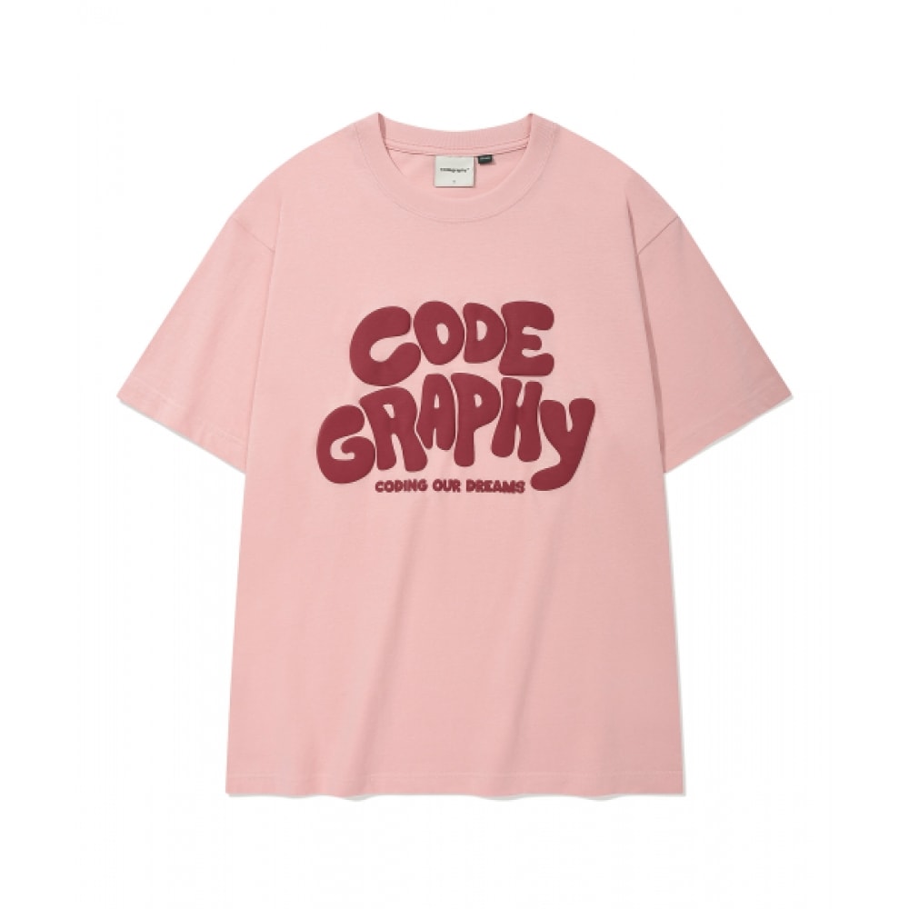 CODEGRAPHY JELLY 半袖Tシャツ_ライトピンク