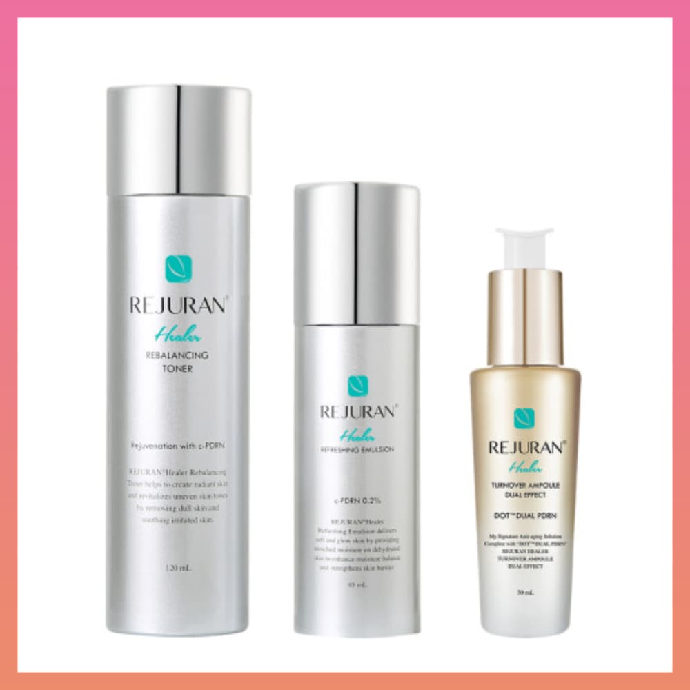 ヒーラー デイリーケア トナー+エマルジョン+アンプルの3点セット c-PDRN サーモンDNAケア