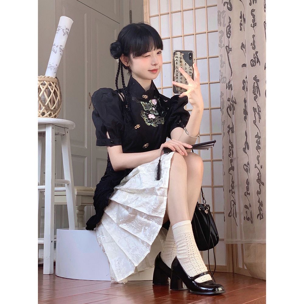 ロリータ コスプレ 2024新作 夏 ロリータ 可愛らしい ワンピース 中華風 Lolitaサンタコスプレ30%制限