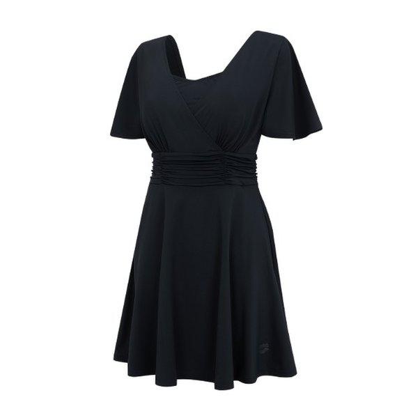 女性用ビーチフローラワンピース（A6BL1PE01BLK）（ブラカップ内蔵型）