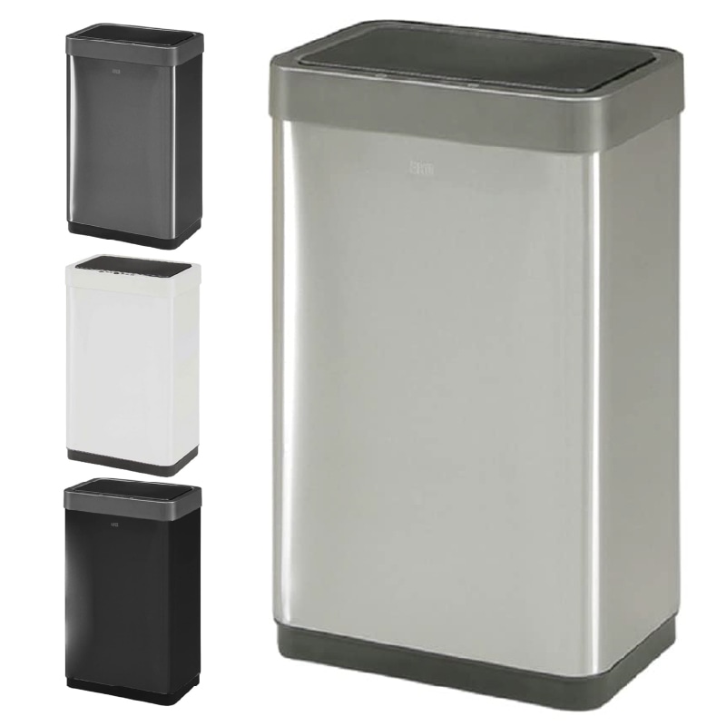 お洒落ゴミ箱 スマート家電 ダストボックス ステンレス製 人気 自動感知 ふた付き EK9260 45L オート 自動開閉 センサー 横型 スリム