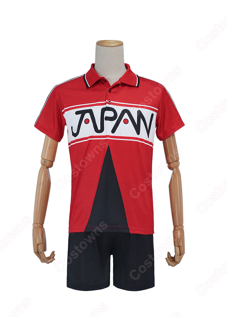 新テニスの王子様 U-17 WORLD CUP SEMIFINAL ジャージ ユニフォーム 越前リョーマ 不二周助 コスプレ衣装 （半袖上着ショートパンツ）