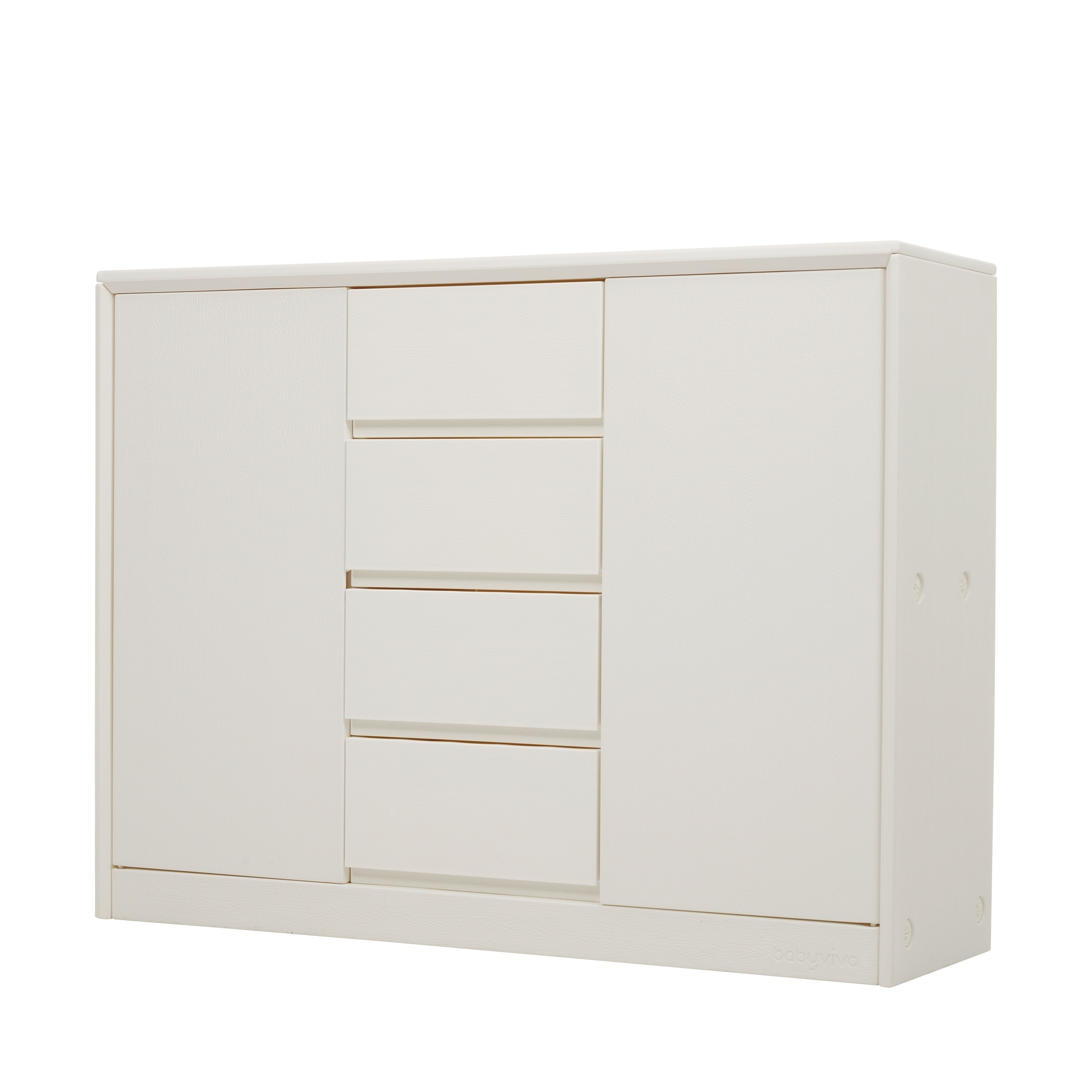 295サイドボード チェスト 大容量収納 プラスチック キャビネット 引き出し 4段 サイドボード 軽量 リビングボード 収納チェスト タンス キッチンボード 収納 衣類 おしゃれ リビング キッチン