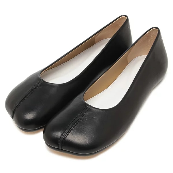 メゾンマルジェラ バレエシューズ フラットシューズ ブラック レディース MM6 Maison Margiela S59WZ0097 P5000 T8013