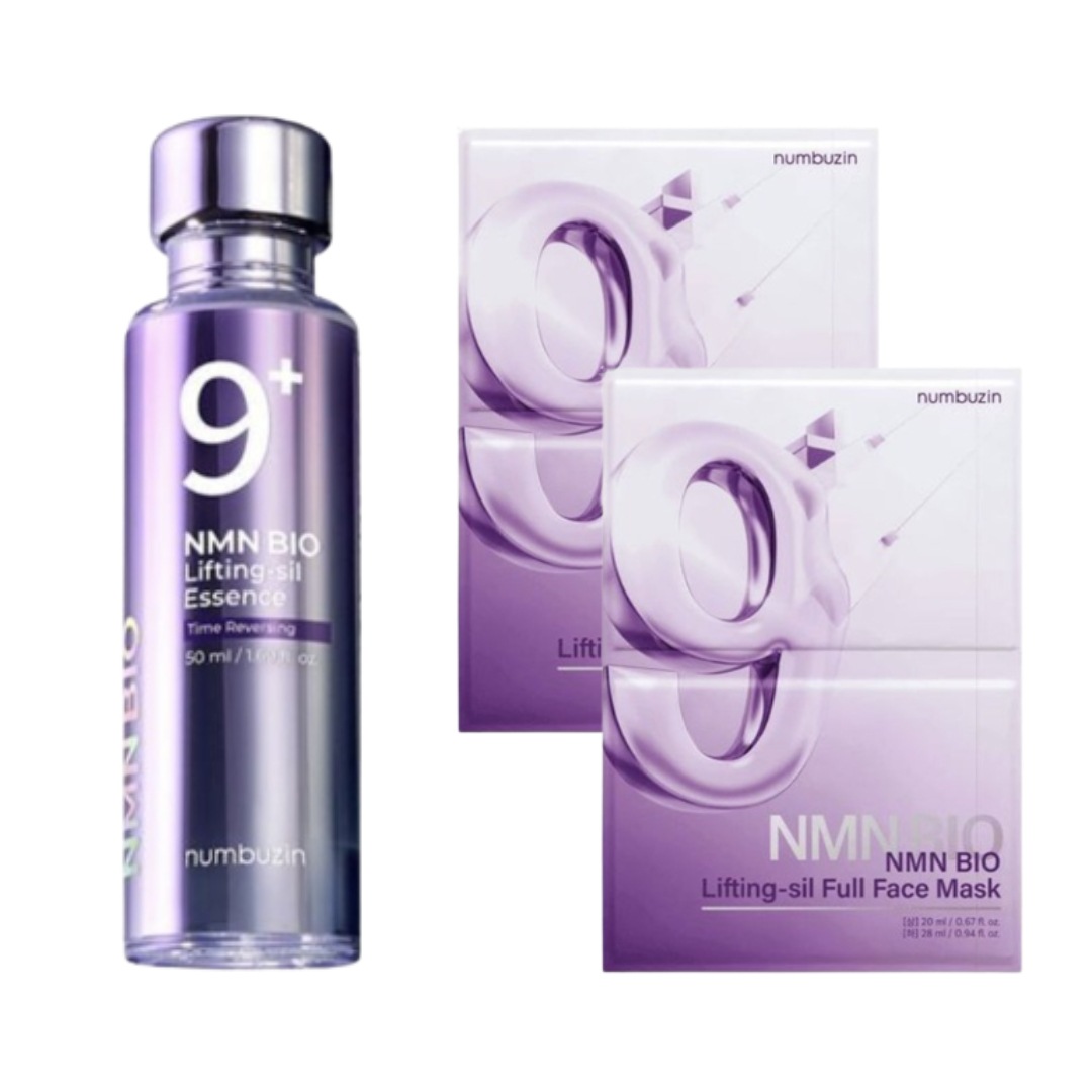 9番 NMNバイオリフトセット (9番 NMNバイオリフト濃縮美容液, 50ml + 9番 NMNバイオリフトラッピングマスク / 2枚) 5,091円