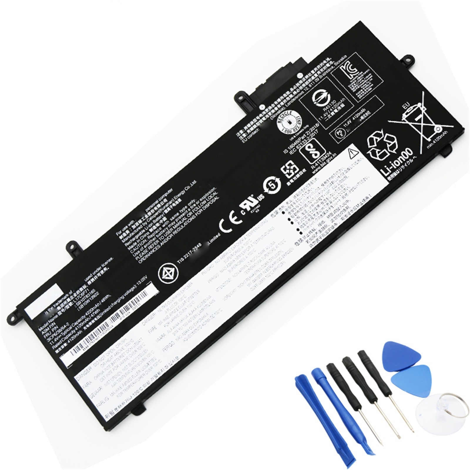 L17C6P71 電池・Lenovo/ThinkPadノートパソコン互換 48Wh/4220mAh X280 L17C6P72 L17L6P71 TP00093A L17M6P71 01AV470 0