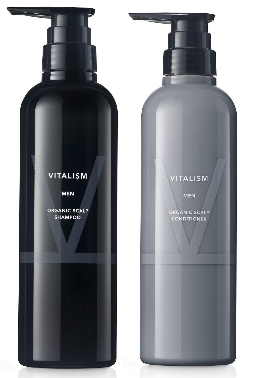 バイタリズム(VITALISM) スカルプケア シャンプー＆コンディショナー セット for MEN (男性用) 各500ml 大容量 ポンプ式 (リニューアル版)