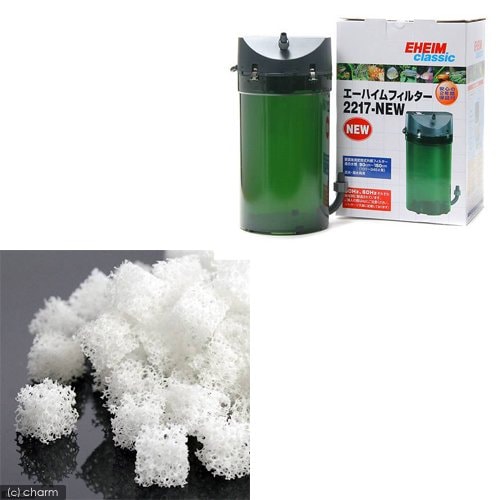 外部フィルター　エーハイム　２２１７－ＮＥＷ　５０Ｈｚ　東日本用＋Ｇｅｌ　Ｃｕｂｅ　スモール　３リットル　水槽　アクアリウム　ＣＲＣ10―03―01―10―58