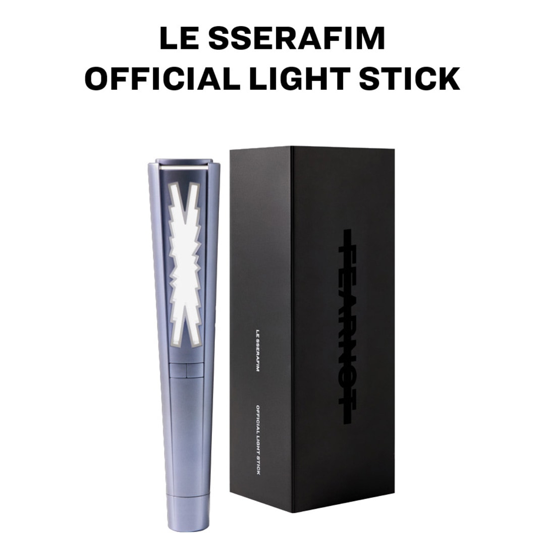 ソロモン商事【HYBE LE SSERAFIM オフィシャル ライトスティック】OFFICIAL LIGHT STICK 公式 ペンライト 韓国 アイドル K-POPグッズ