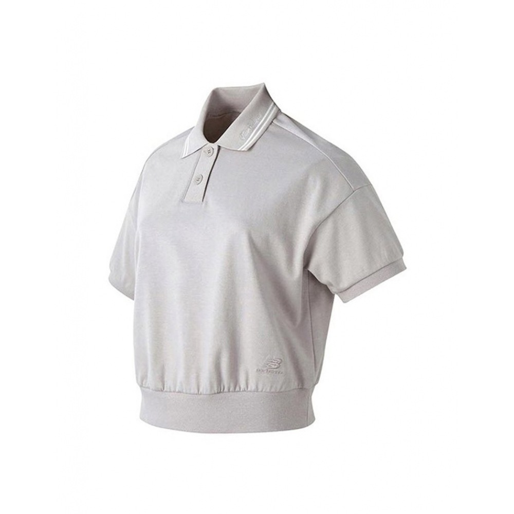 ニューバランスシューズニューバランス W オープンカラーショートスリーブ T シャツ NBNFD2W502-37