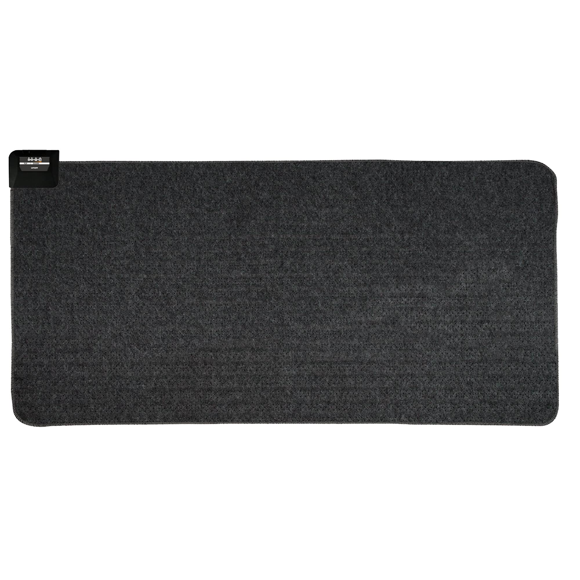 ライフジョイ 日本製 ホットカーペット 1畳 ブラック 88cm×176cm コンパクト収納 JPU101K