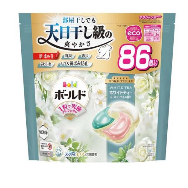 ジェルボール4D ホワイトティー&フローラル 詰め替え用 テラジャンボ 86個入