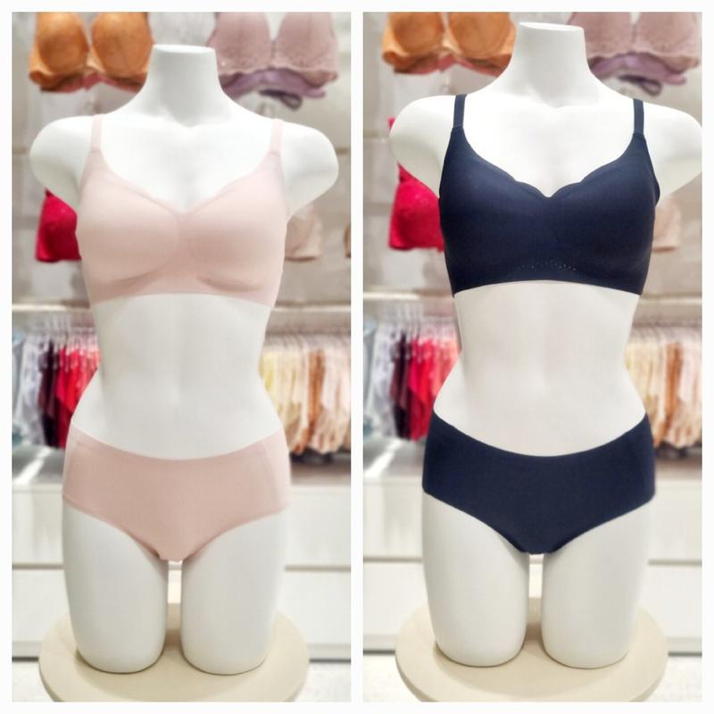 AK水原店 ナイロン スパン シームレス ブラパンティーセット BR1995ABP1995A