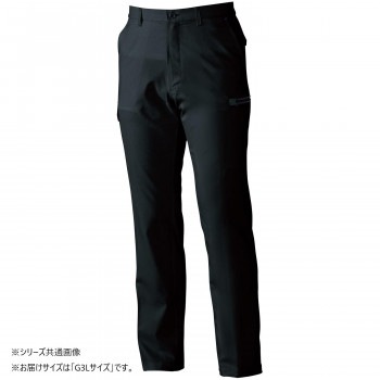 桑和 3018-08 カーゴパンツ G3Lサイズ ブラック（4）