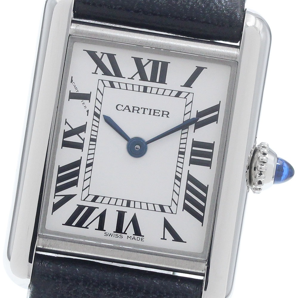 カルティエ CARTIER WSTA0042 タンク マスト SM クォーツ レディース 良品 保証書付き_960899【中古】