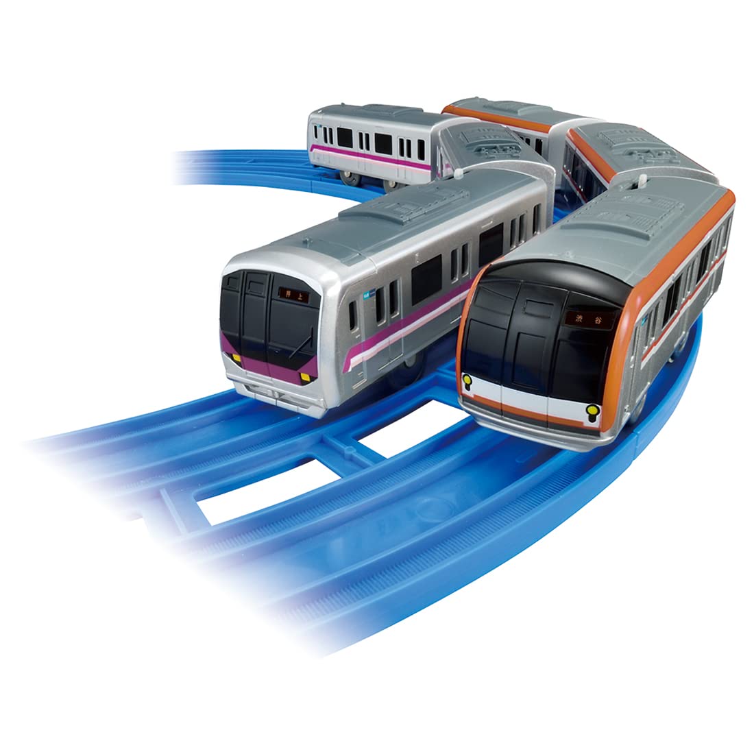 プラレール 東京メトロ半蔵門線08系 ＆ 有楽町線副都心線10000系 ダブルセット 電車 おもちゃ 3歳以上