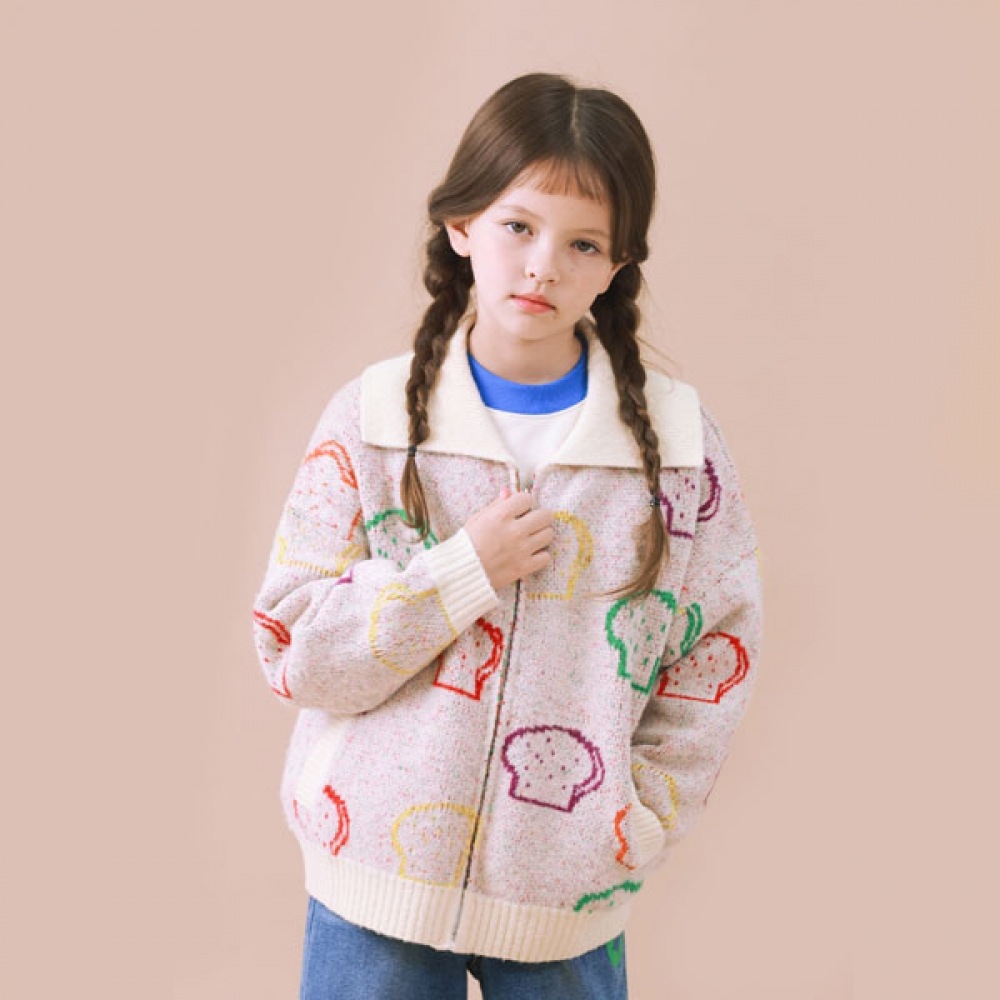 アイラブジェイ M.ビングレ カラー ニット カーディガン JVFOU41