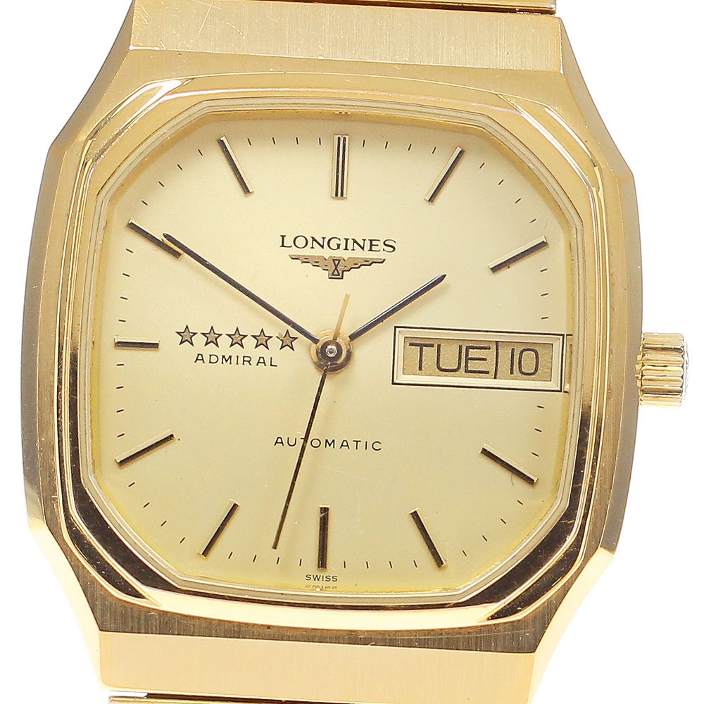 ロンジン LONGINES L7.635.2 アドミラル 5スター デイデイト cal.2836-2 自動巻き メンズ _840002【中古】