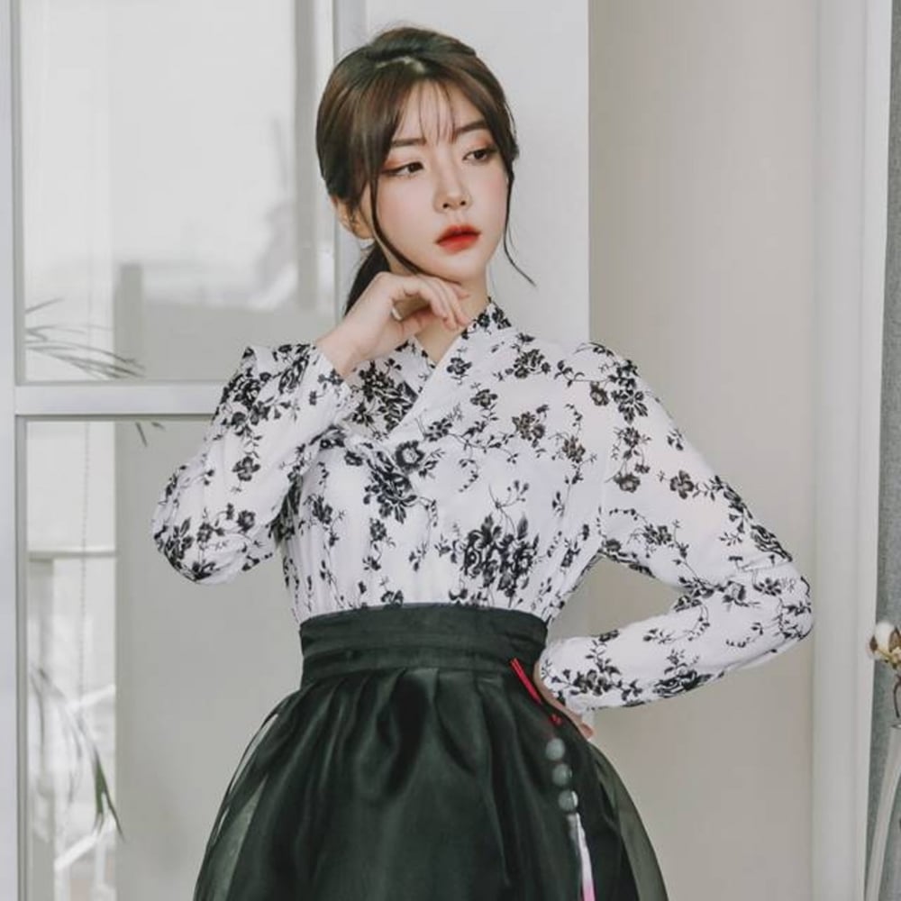 生活韓服木目黒ウエストスカート(単品)