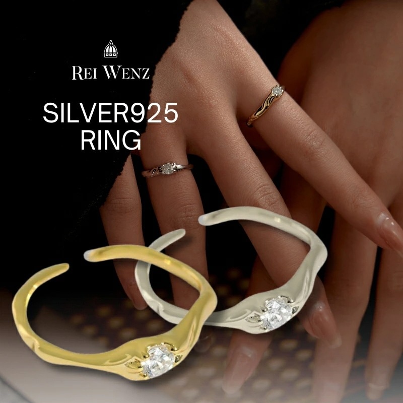 【高品質Silver925】シルバー リング ひねり レイヤード ニュアンス 華奢 レディース 重ね 金属アレルギー インスタ おしゃれ オフィス プレゼント 人気 韓国