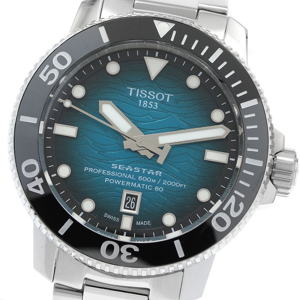 ティソ TISSOT T120607A シースター 2000 プロフェッショナル デイト 自動巻き メンズ 良品 _939418【中古】