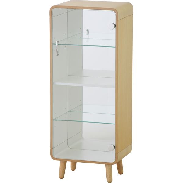 東谷 PT-612NA コレクションシェルフ L(ナチュラル) PT612NA