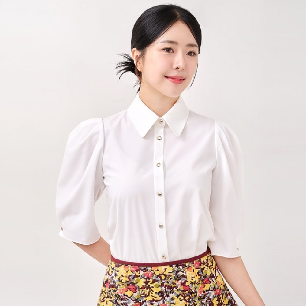 (ミニマル) バルーンタックスリーブブラウス MYCGWB7110