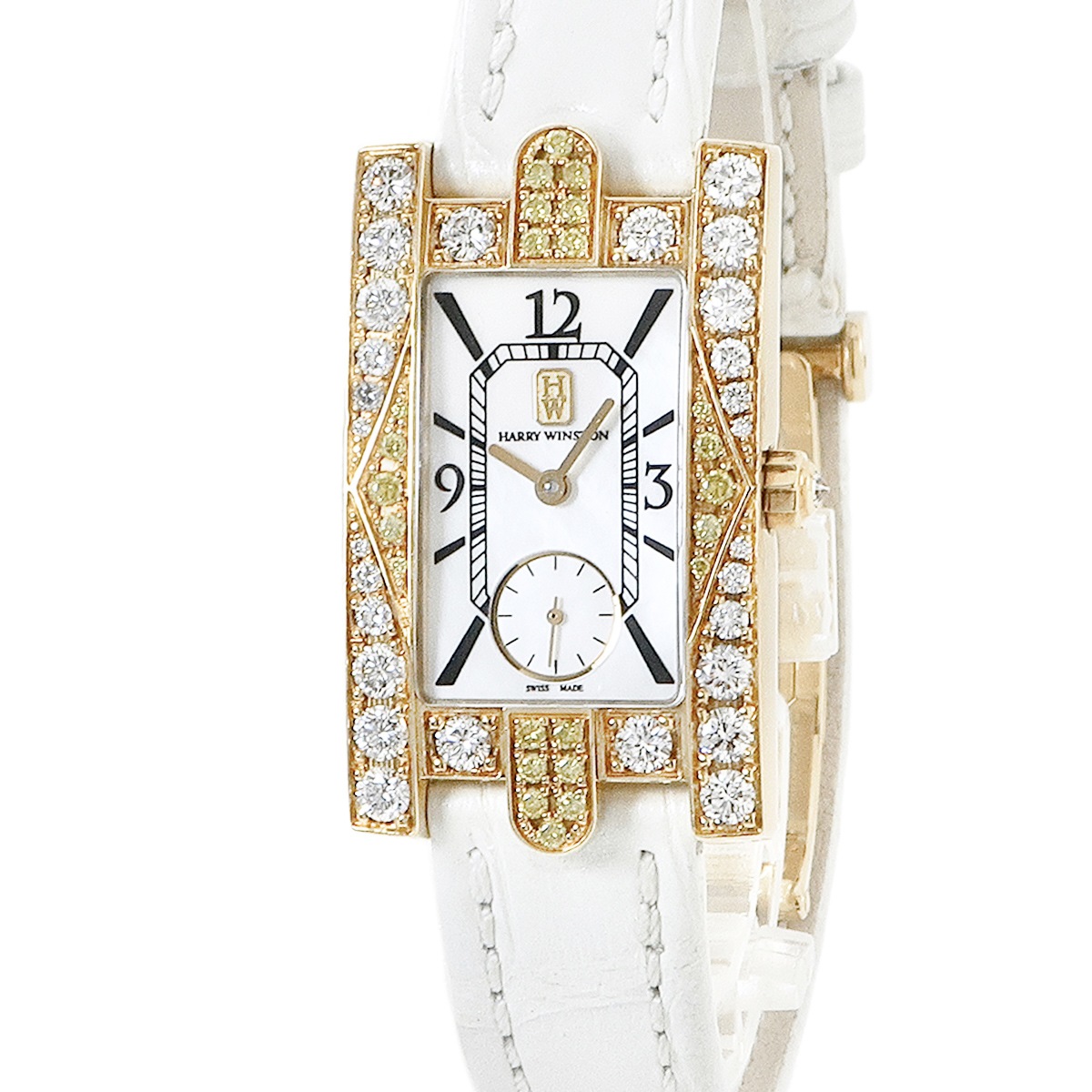 アヴェニュー オーロラ 310/LQGL.MA03 クオーツ レディース K18YG無垢 純正ダイヤ＆サファイア 3年保証