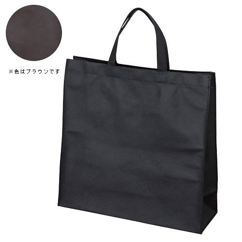 （まとめ買い）サンナップ 不織布バッグ 小 マチ付き 10枚 ブラウン FBH-33BR [x3]