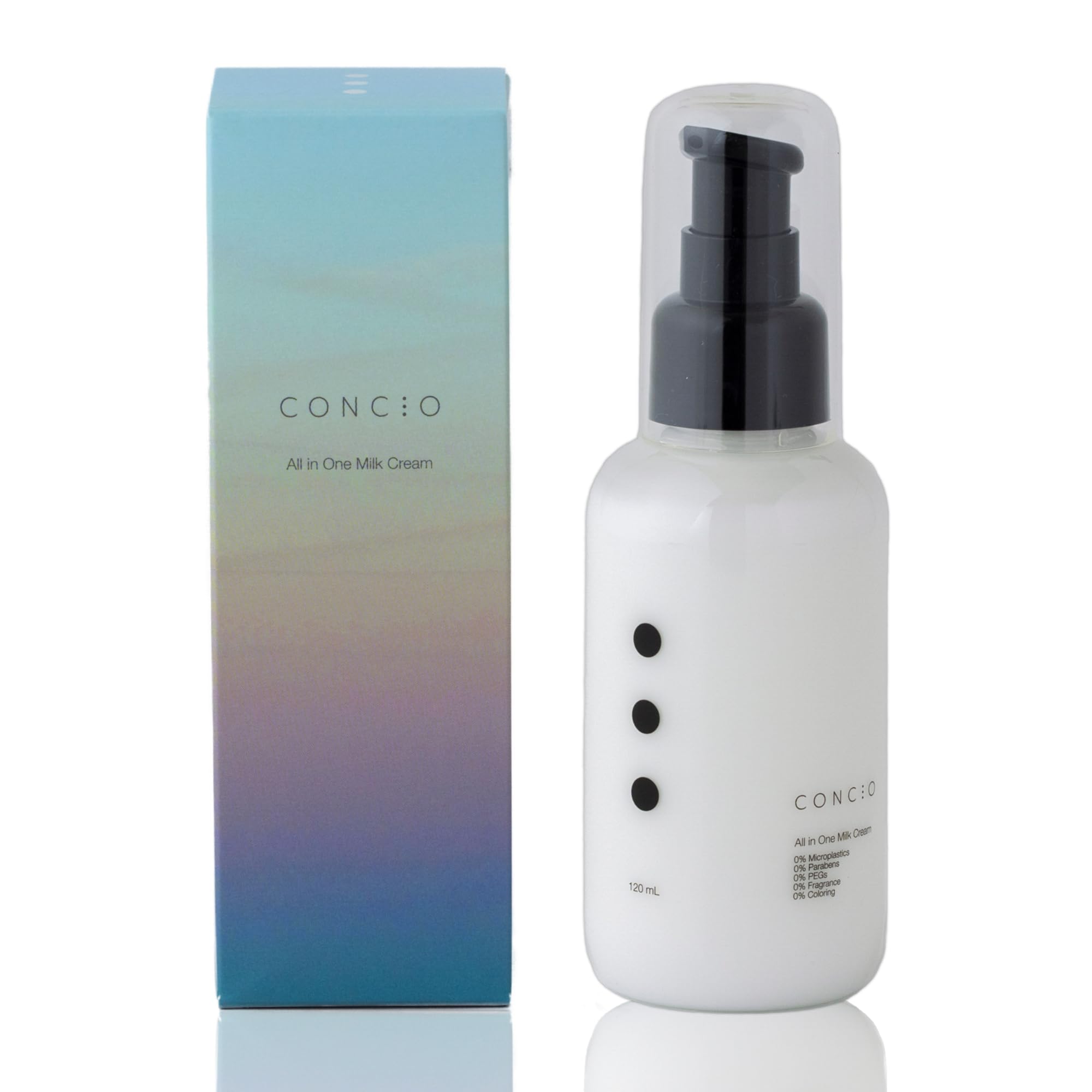 CONCIO（コンシオ） オールインワンミルク2500成分を使わない無添加 低刺激な保湿乳液 驚くほどしっとり （無香料／乾燥／かゆみ／ごわつき／もち肌／ハリツヤ）