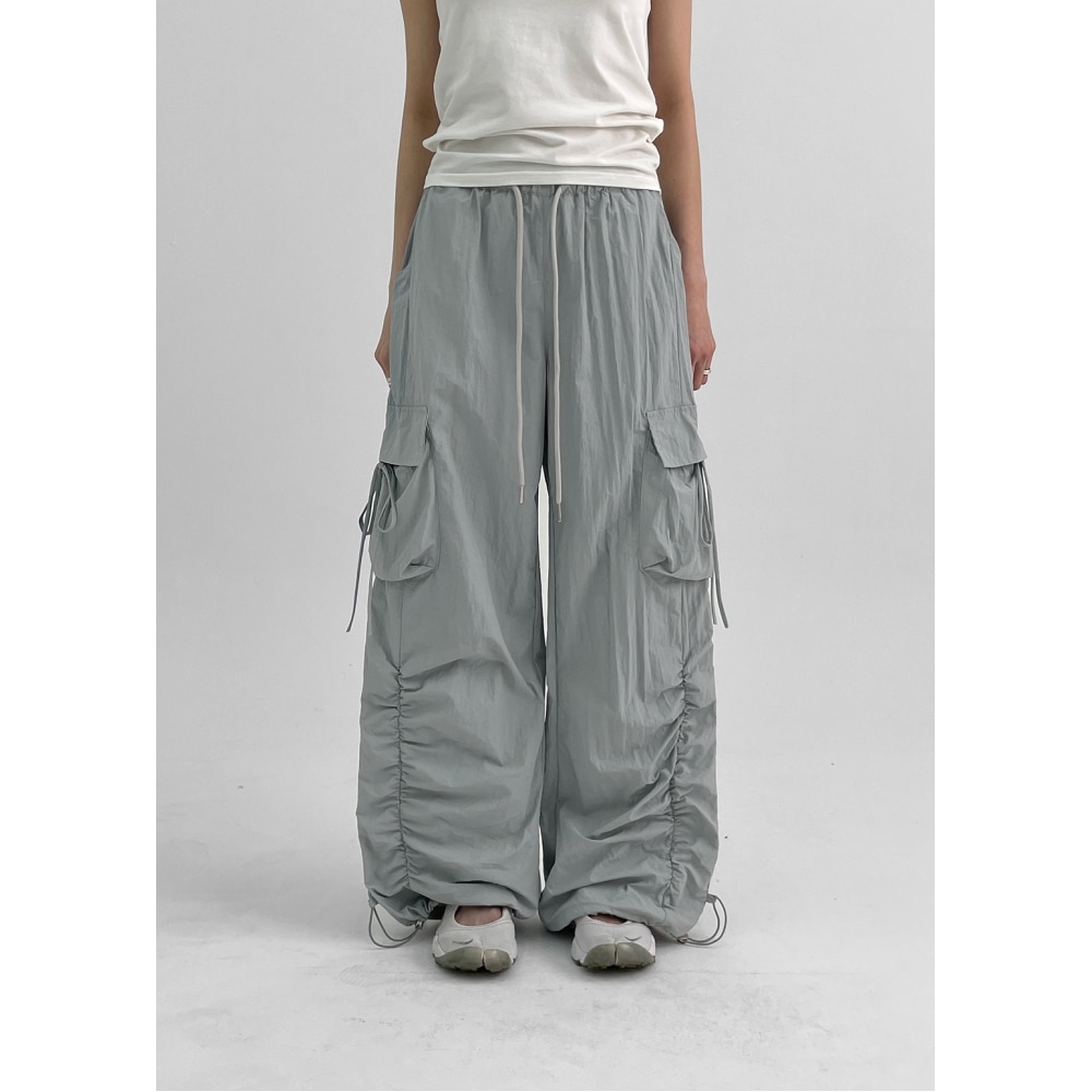 ブラックアップ ラントリー ナイロン シュリングツーウェイ カーゴパンツ 6,403円