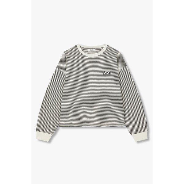 ストライプ クロップドTシャツ 9175122973006