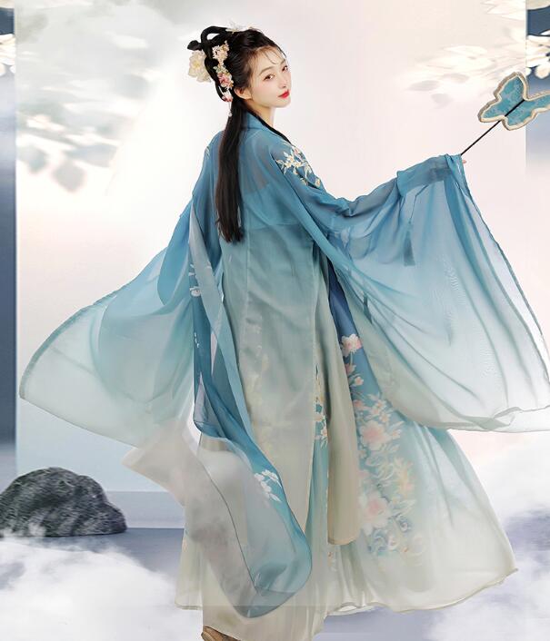 チャイナドレス 唐装漢服 刺繍 中華流ステージ衣装 コスプレ衣装 ハロウイン 中華風 コスム　時代劇コスム　仮装　変装　羽織+ワンピース2点セット ３色写真撮影ドレス ステージ衣裳 COS