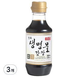 信仰村 醸造 生名物醤油 360ml 3個