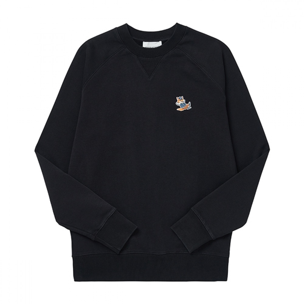 メゾンキツネ KM00304KM0001 P199 ドレスフォックスパッチメンズスウェットシャツ