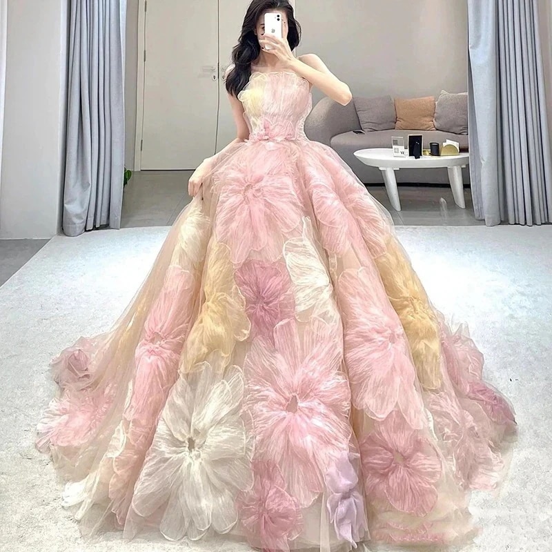 上品パーティードレス2024新作 拖尾 結婚式 ドレス 演奏会 ドレス 成人式 ドレス同窓会 ドレスワンピース 花嫁ロングドレス 結婚式ワンピース